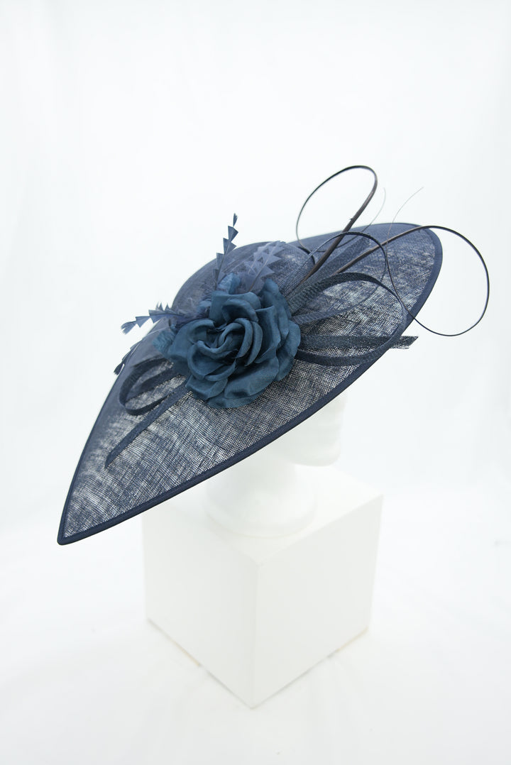 Fascinator dunkelblau