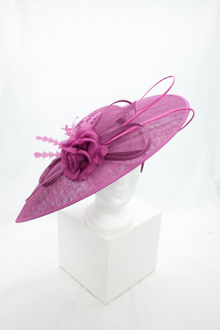 Fascinator magenta