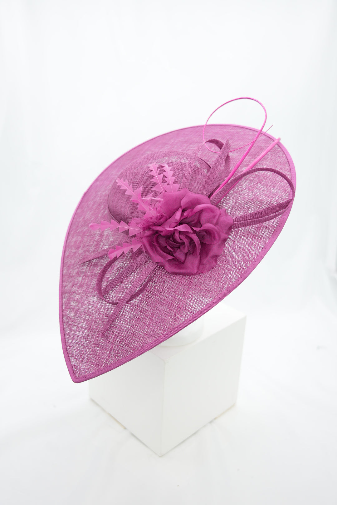 Fascinator magenta