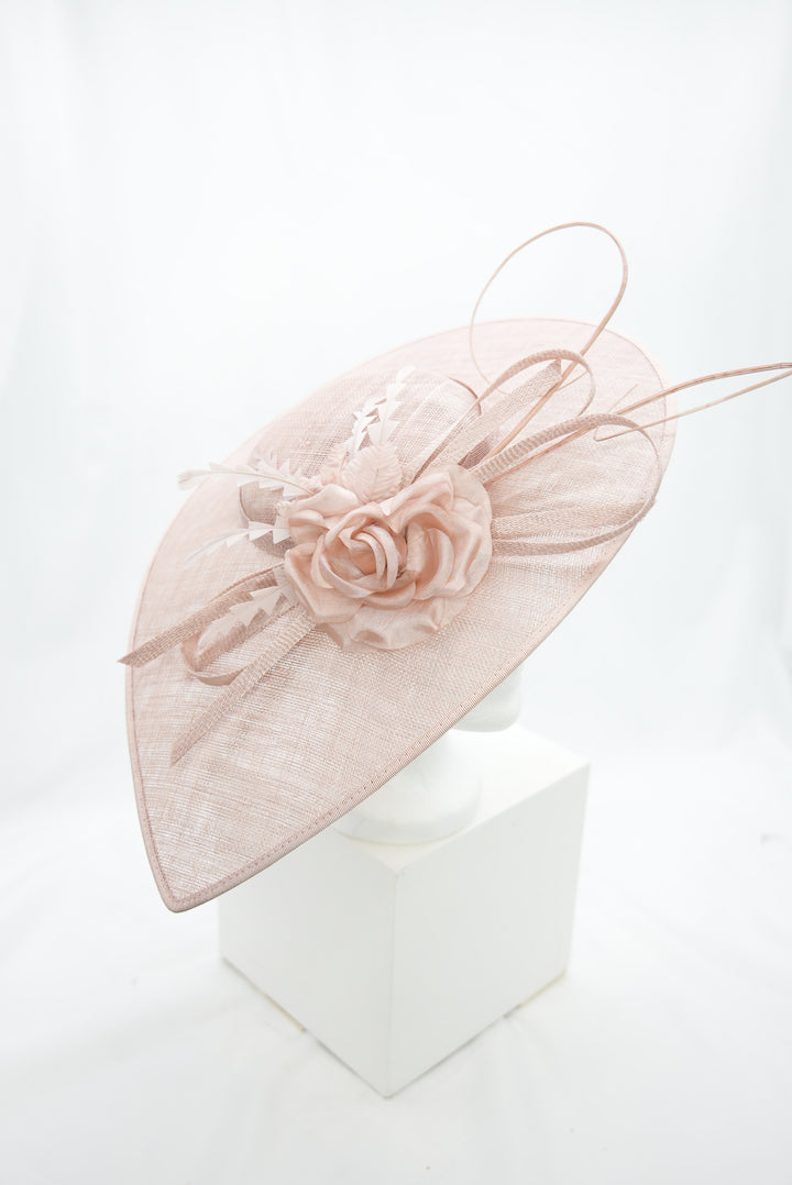 Fascinator rosa