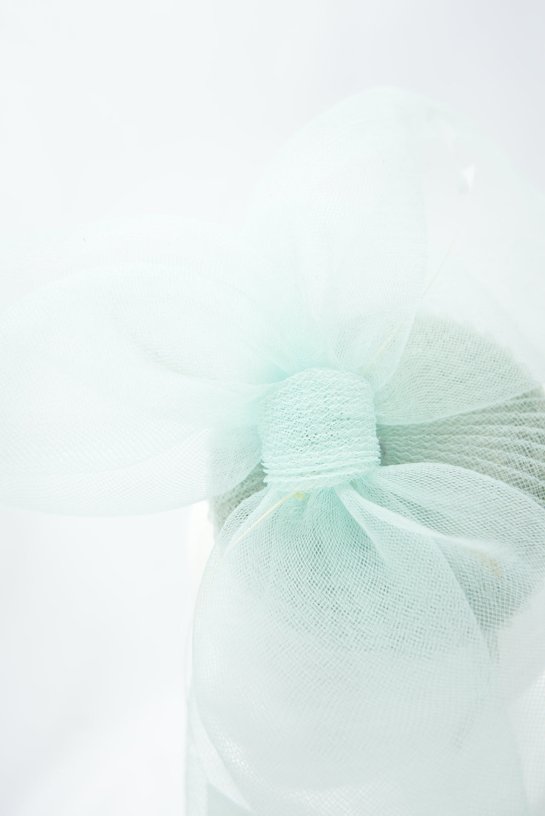 Fascinator "hellblau Schleife"