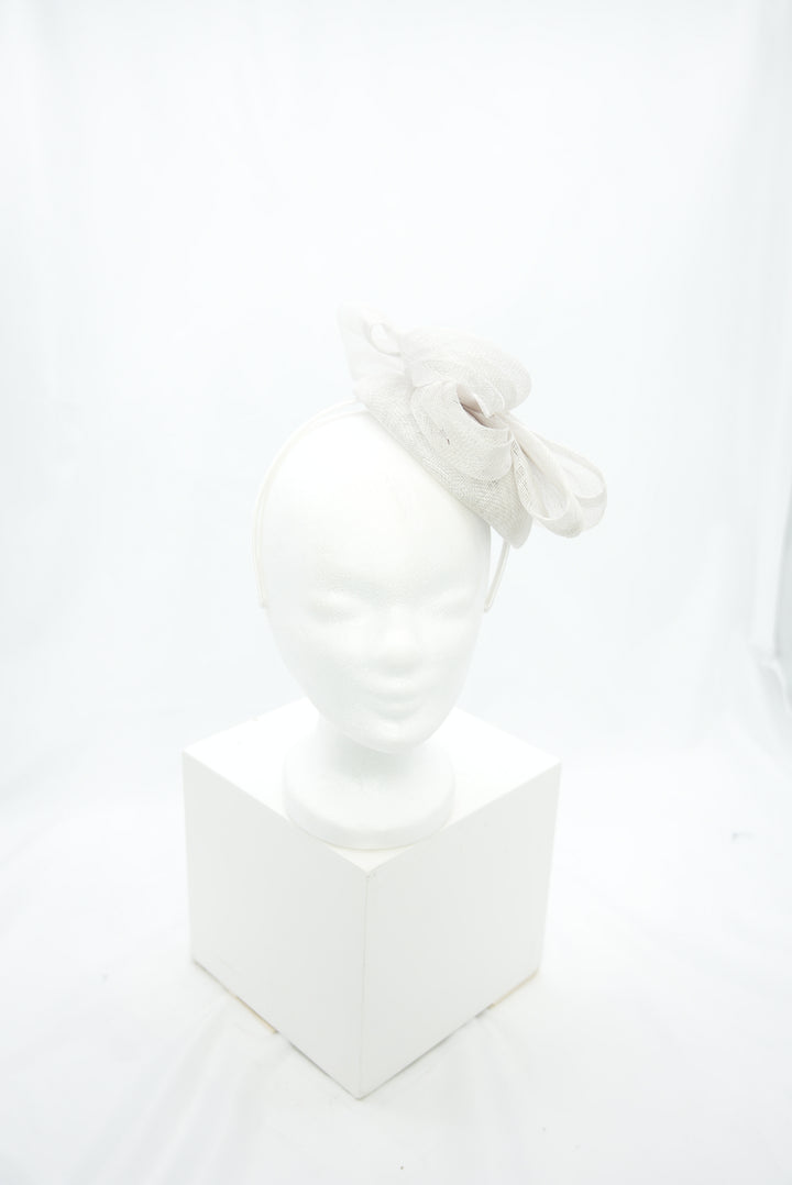 Fascinator "weiß"