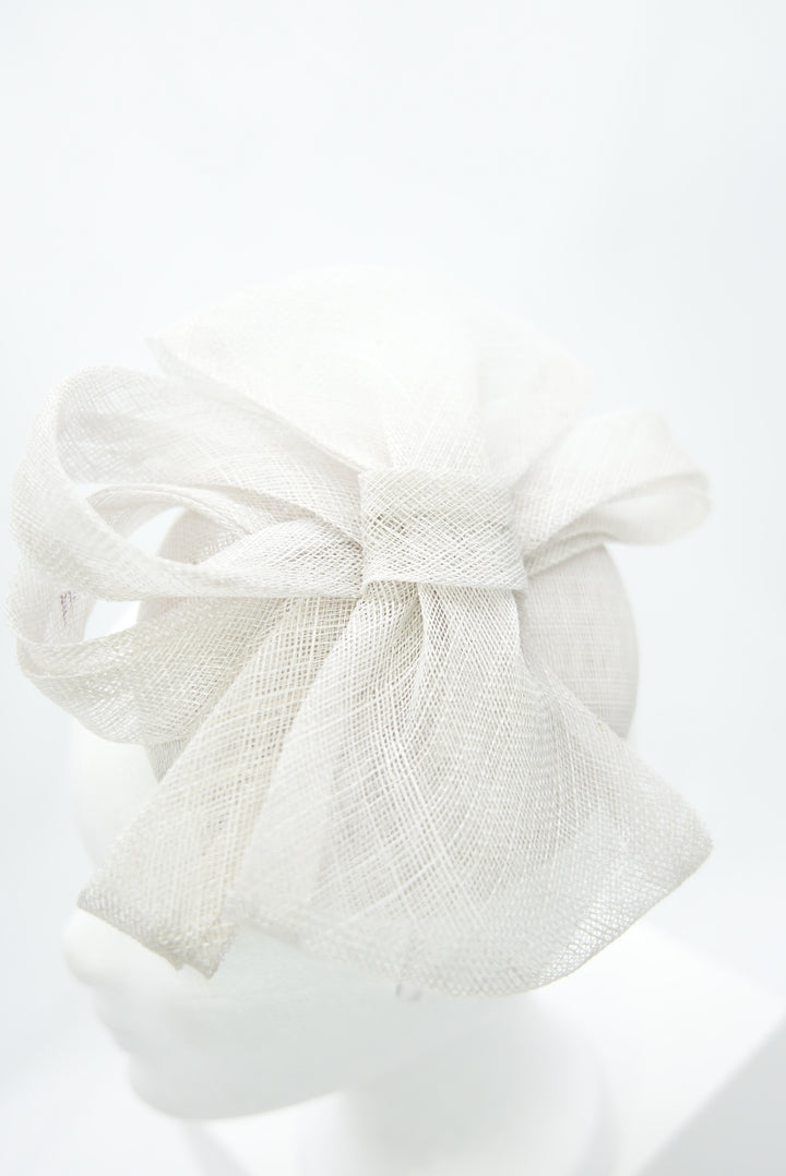 Fascinator "weiß"