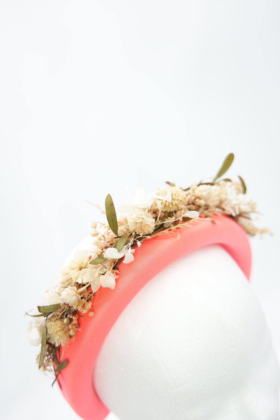 Haarreif "Trockenblume rosa"