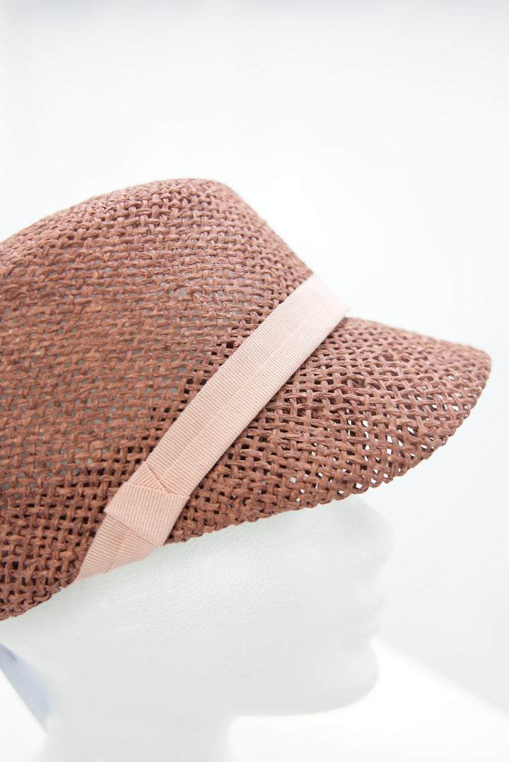 Strohcappy "rosa"