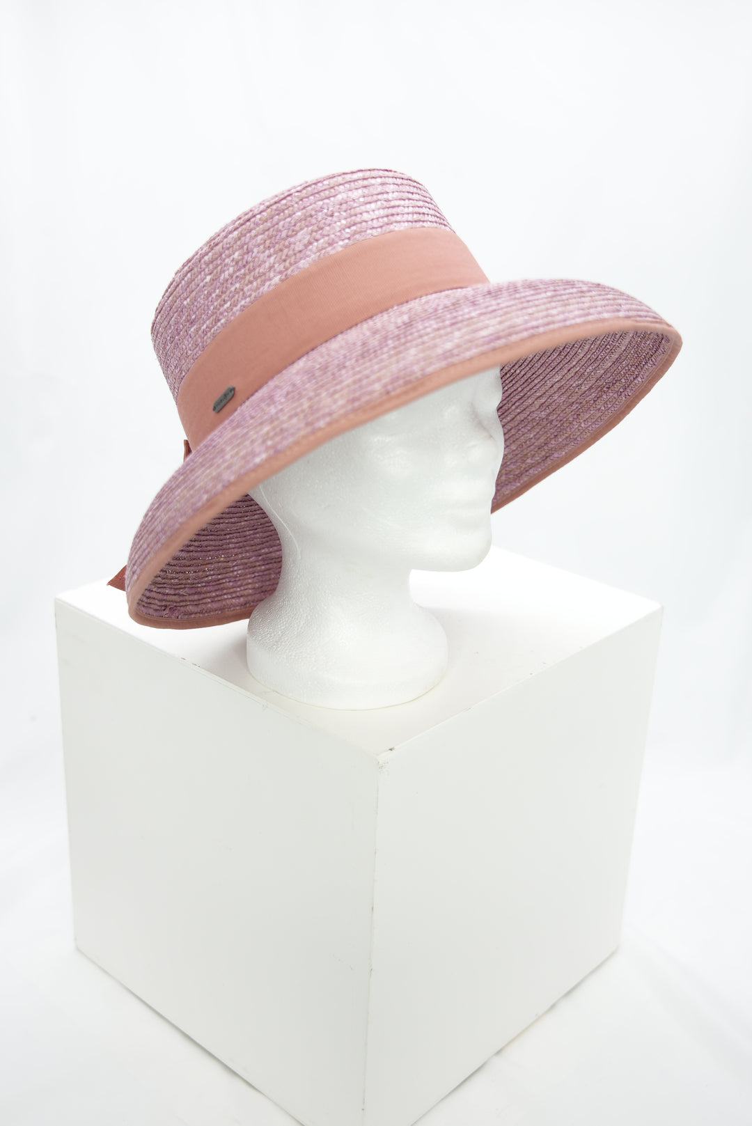 Strohhut "Glocke rosa"