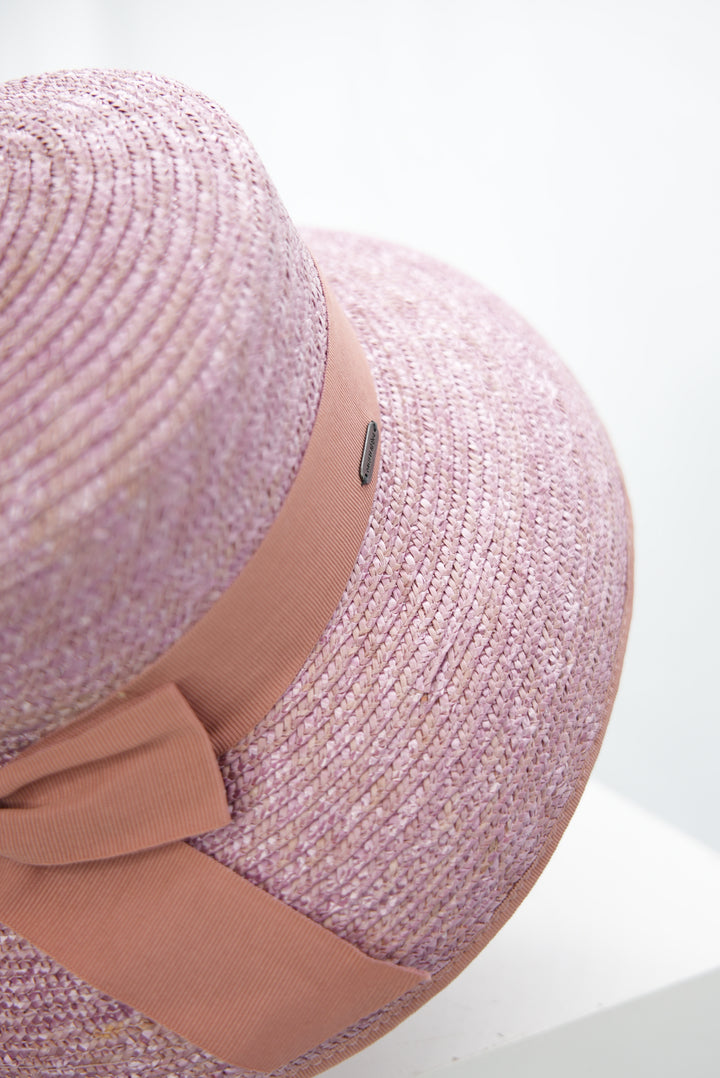 Strohhut "Glocke rosa"