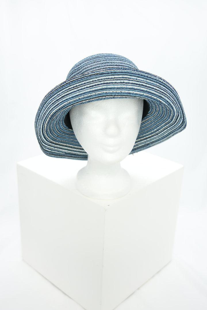 Strohhut "Loosely" hellblau