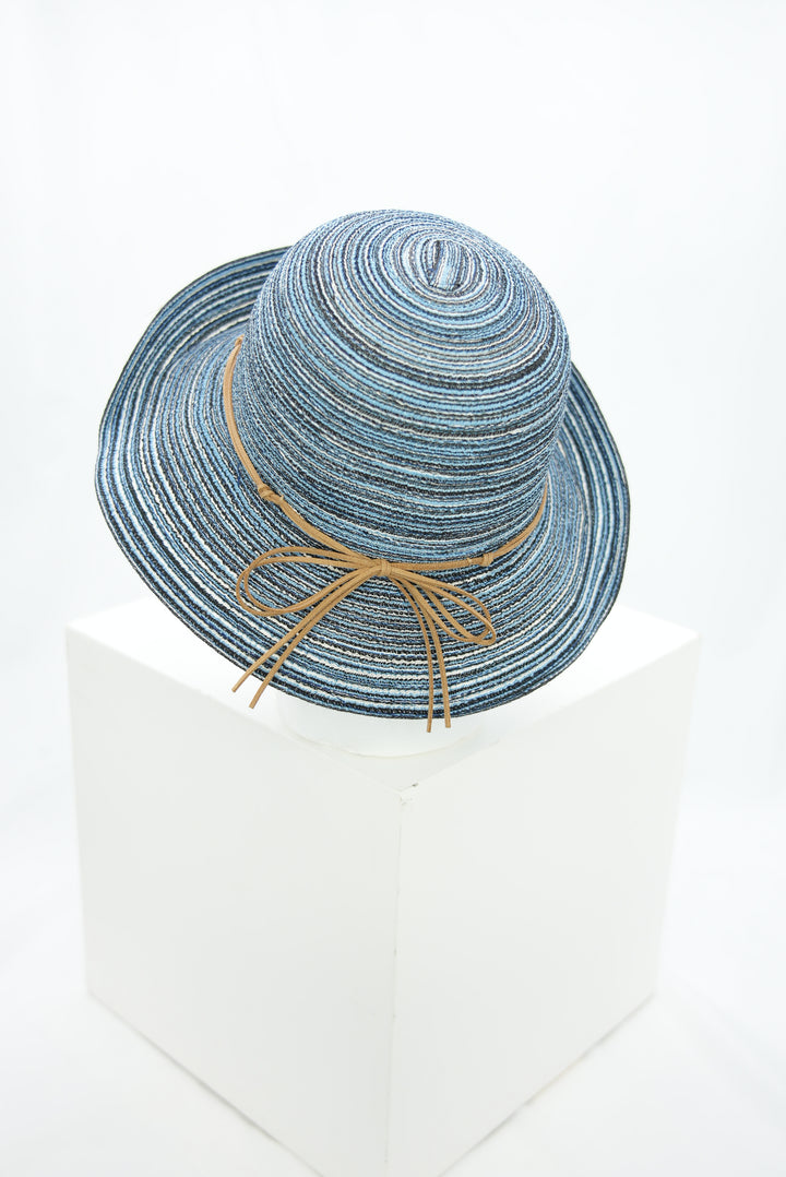 Strohhut "Loosely" hellblau