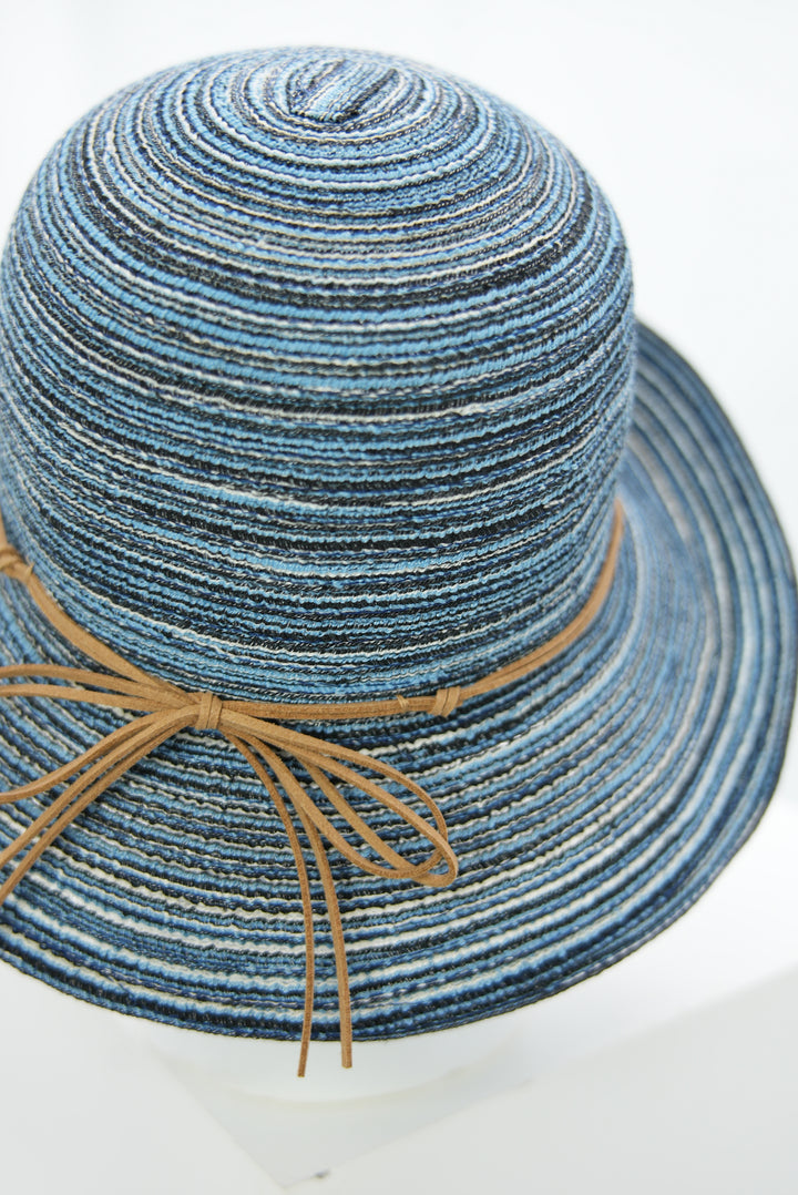 Strohhut "Loosely" hellblau