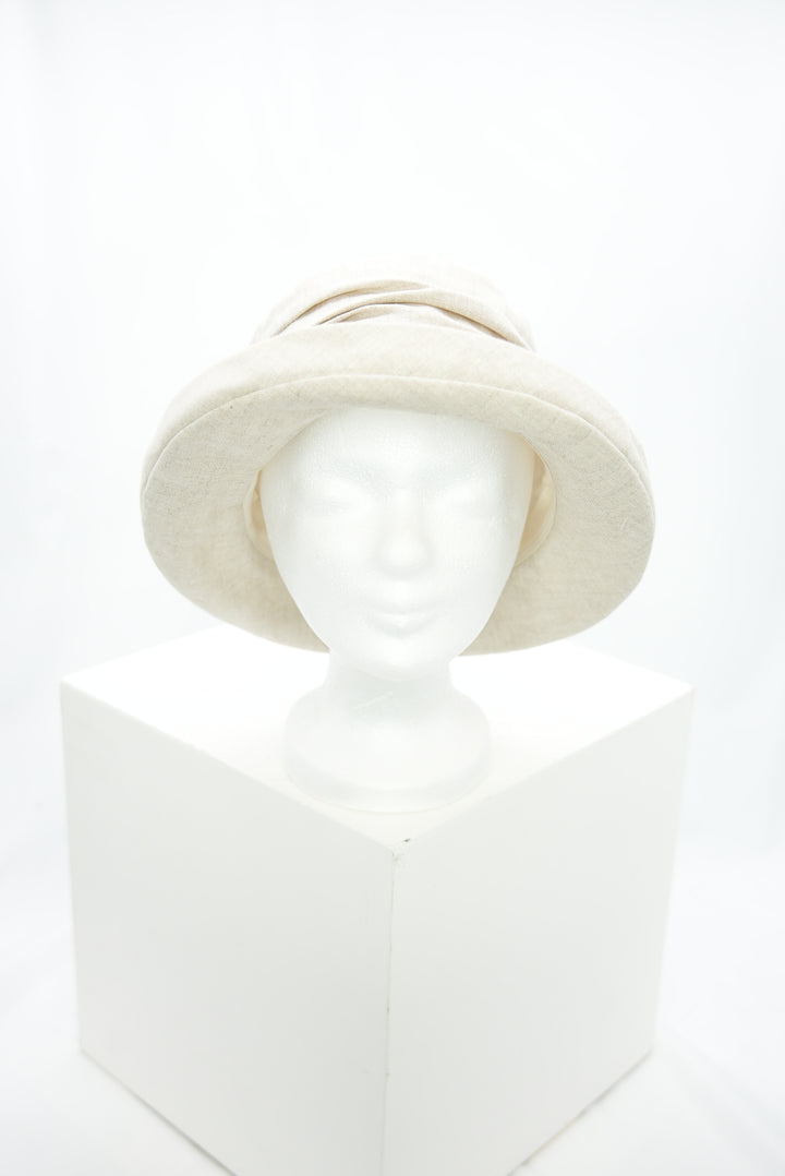 Sommerstoffhut "beige"