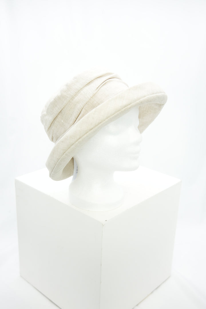 Sommerstoffhut "beige"