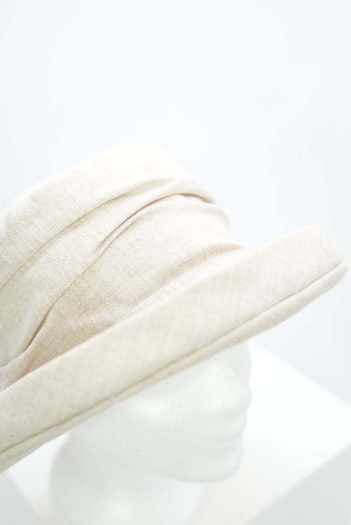 Sommerstoffhut "beige"