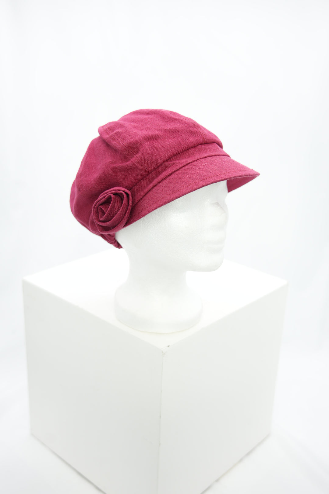 Schirmmütze "Blume rot"