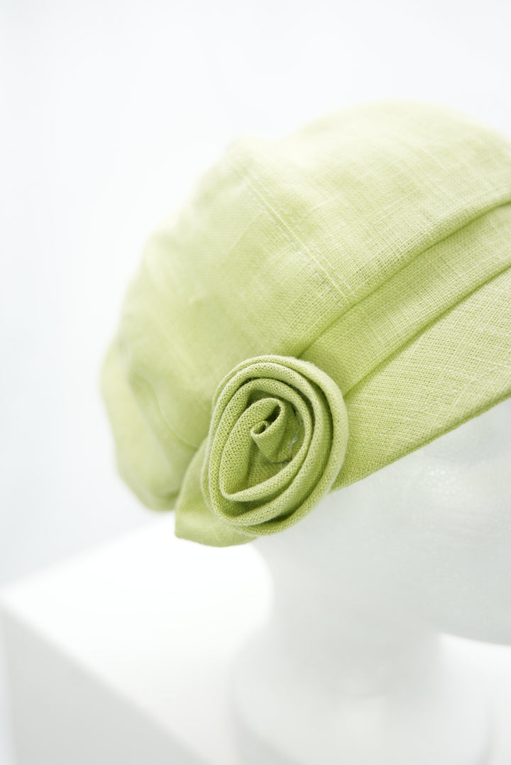 Schirmmütze "Blume grün"