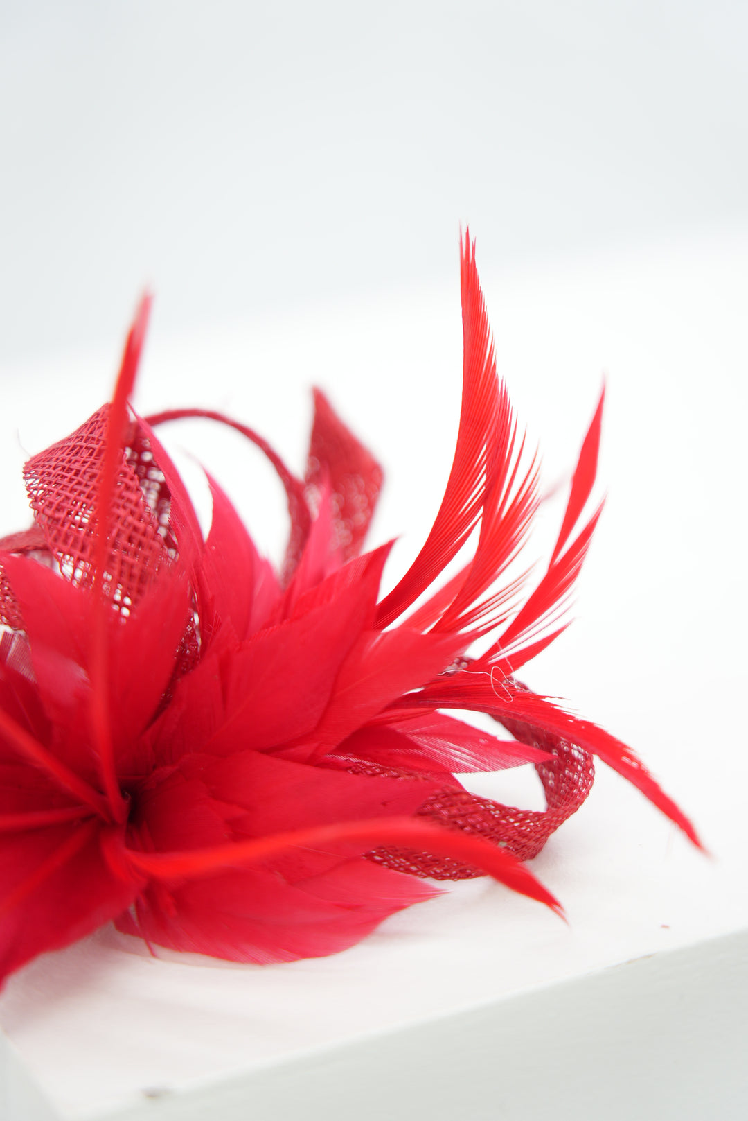 Fascinator "Flames rot"