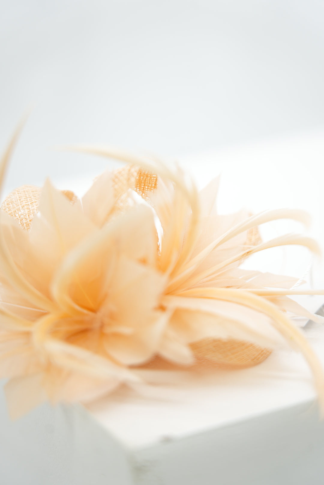 Fascinator "Flames orange"