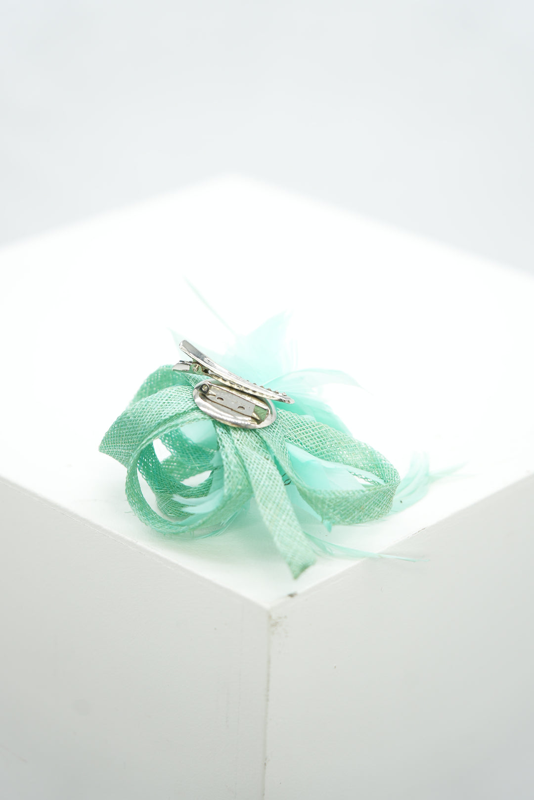 Fascinator "Flames türkis"