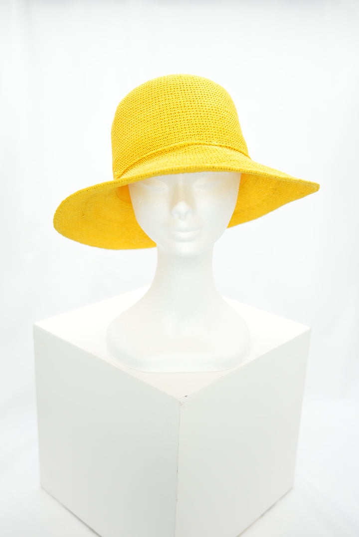 Strohhut Damen gelb
