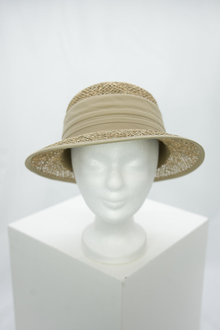 Strohschild " Band beige"