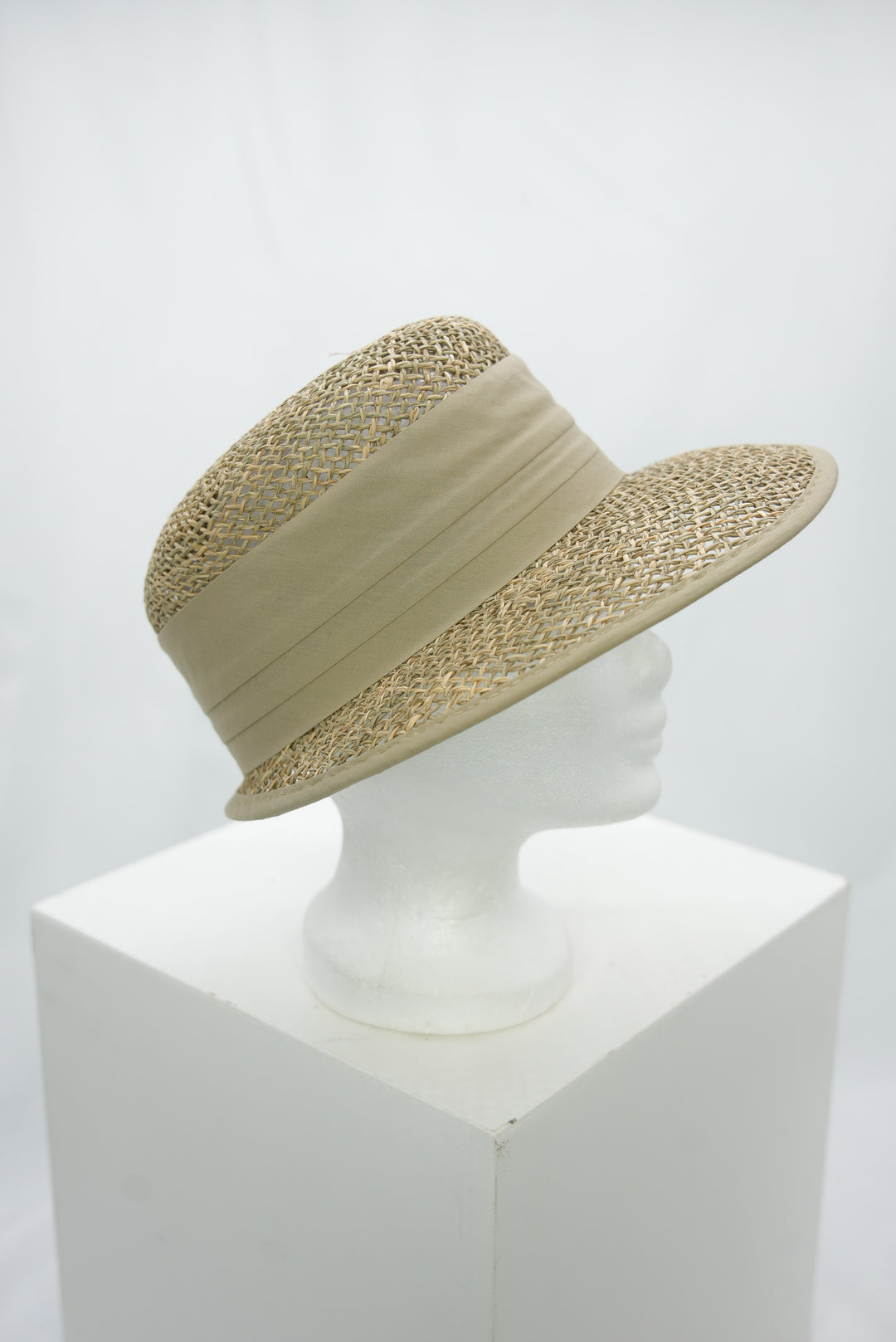 Strohschild " Band beige"