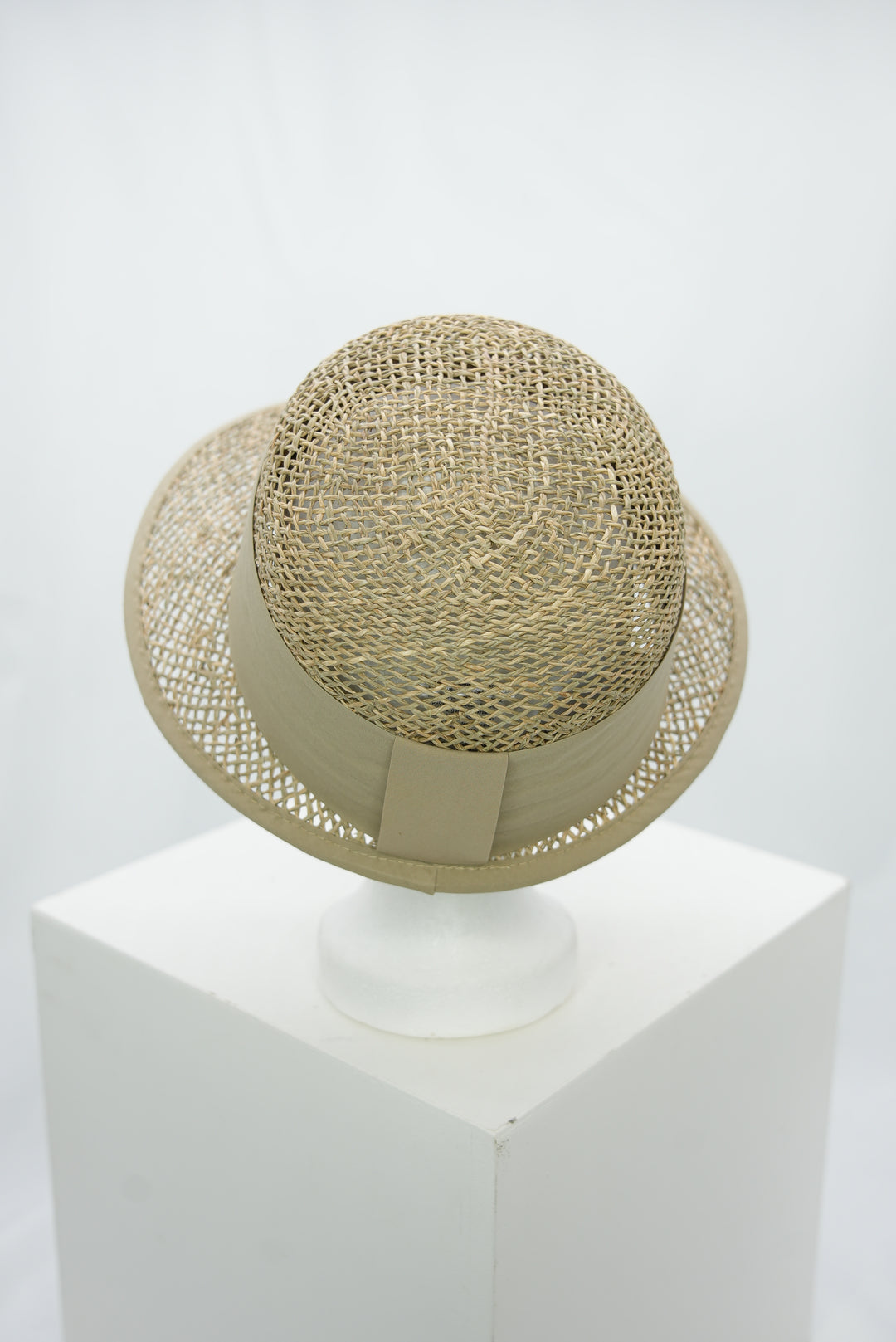 Strohschild " Band beige"