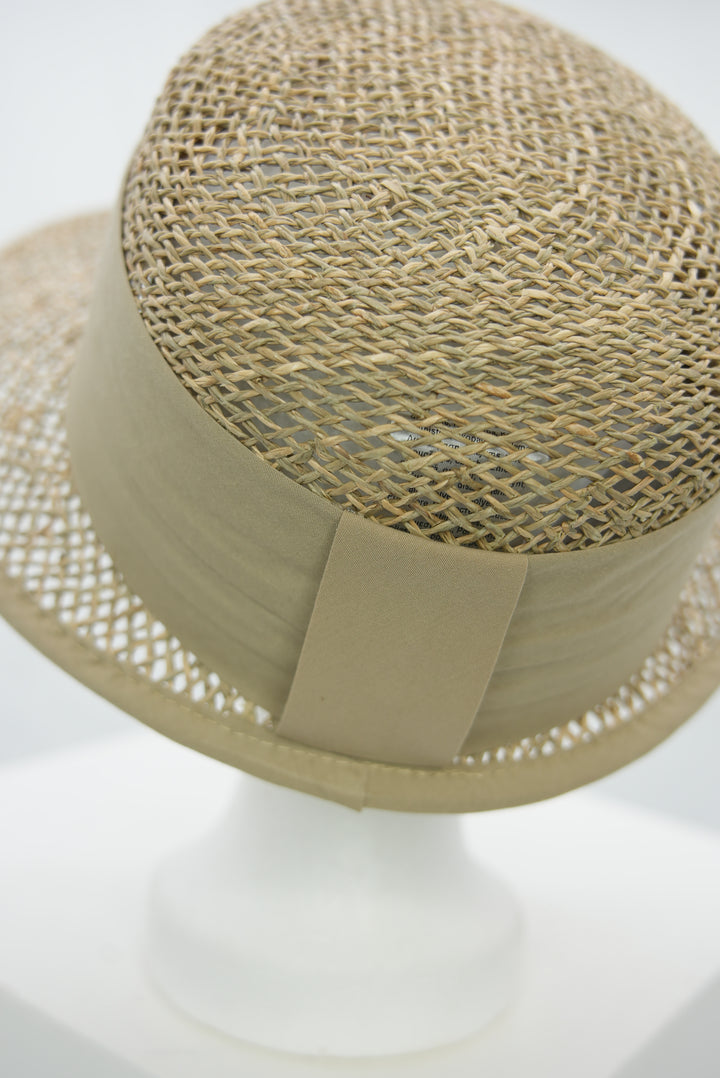 Strohschild " Band beige"