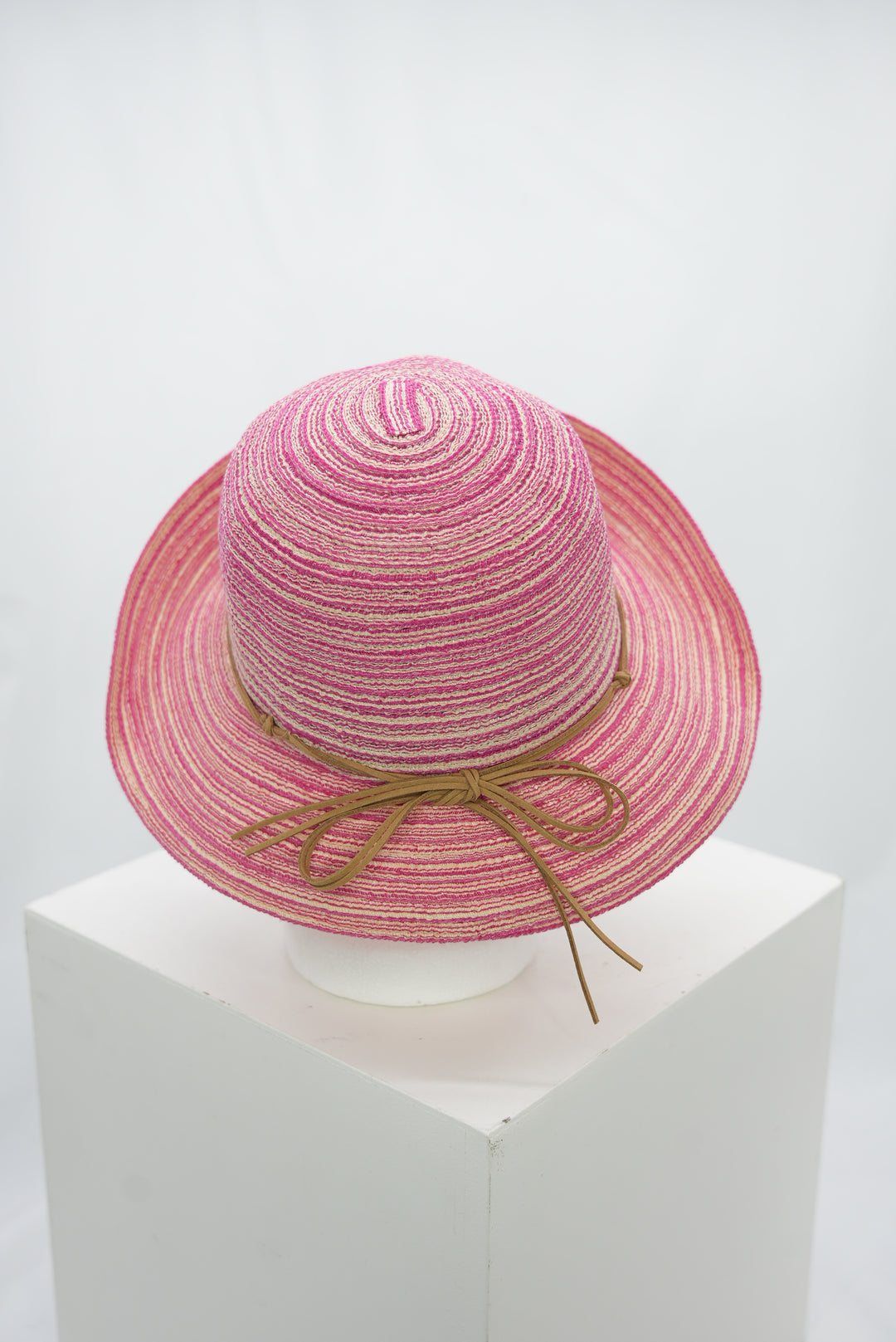 Strohhut "loosely" rosa