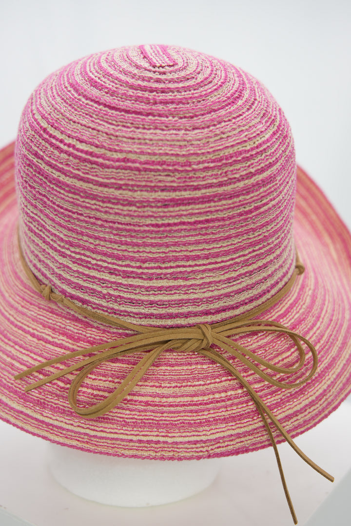 Strohhut "loosely" rosa