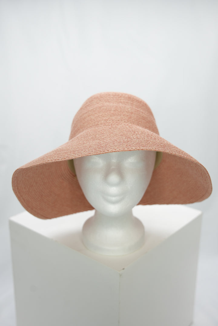 Strohhut "rosa"