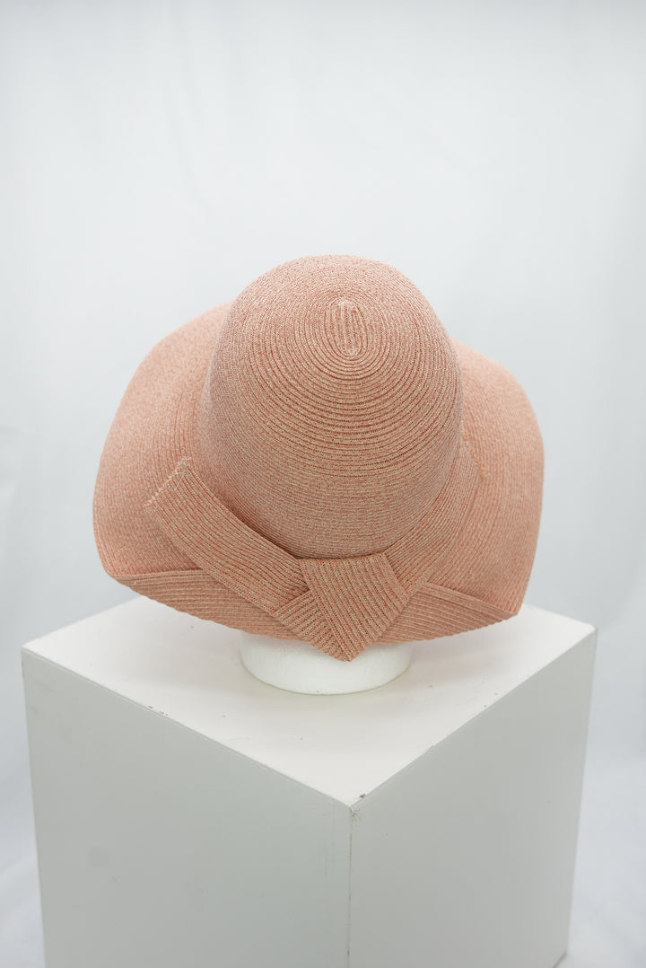 Strohhut "rosa"