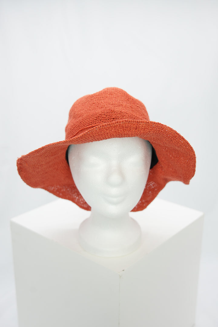 Strohhut Orange