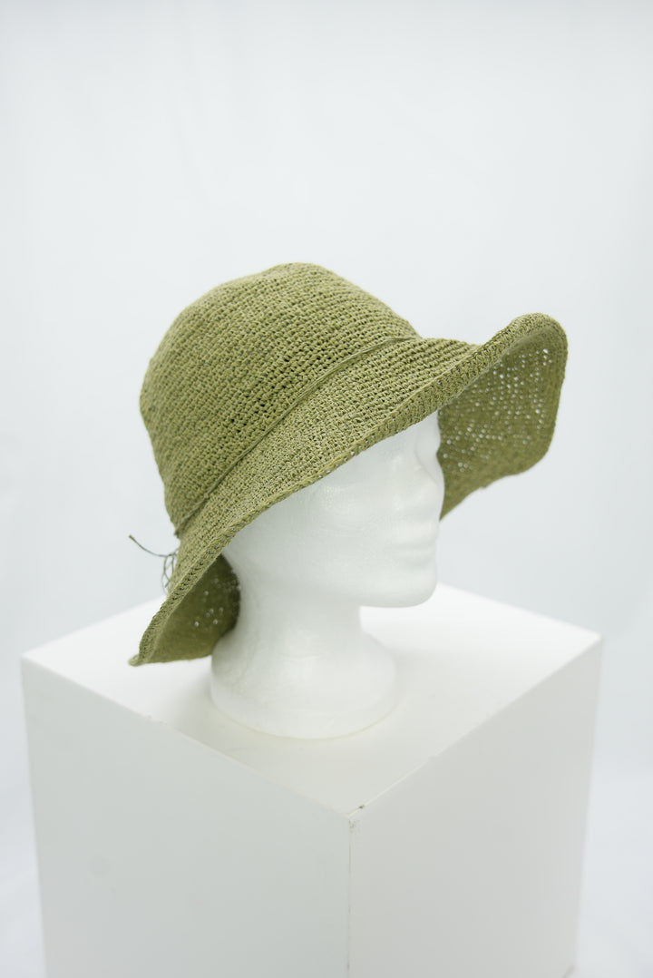 Strohhut Grün