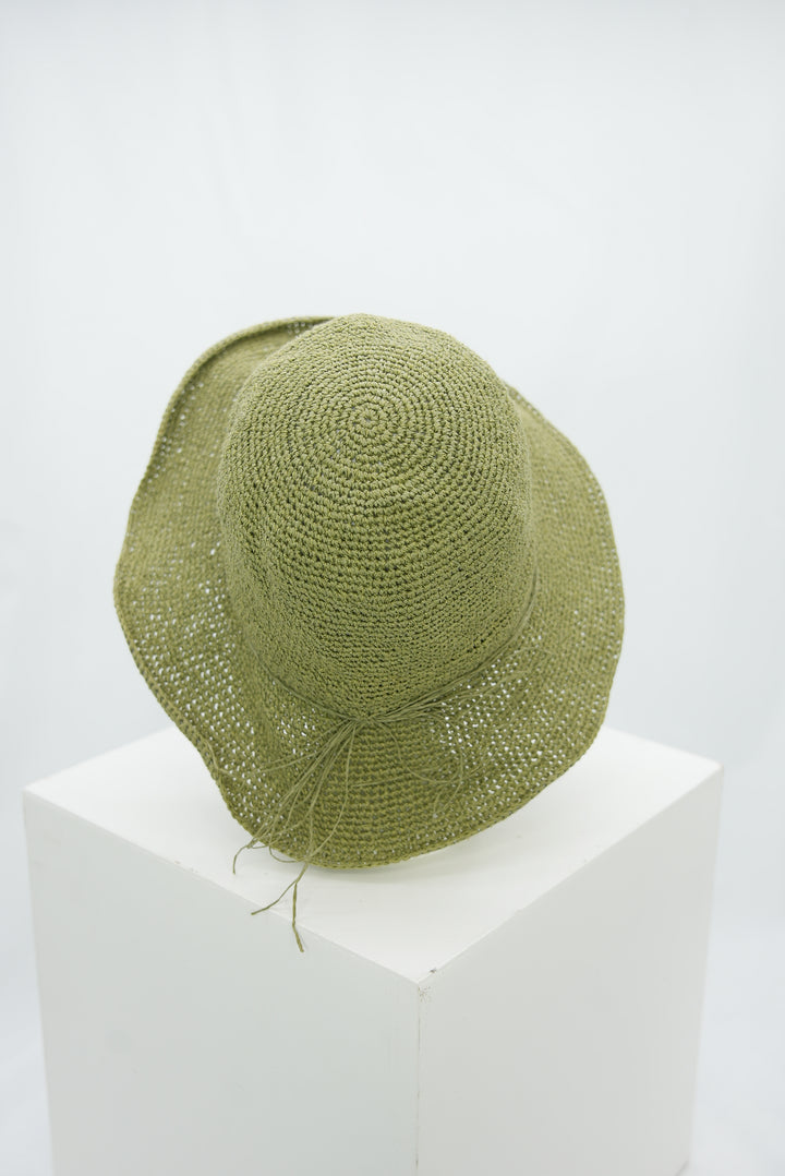 Strohhut Grün