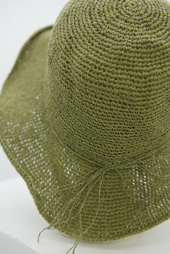 Strohhut Grün
