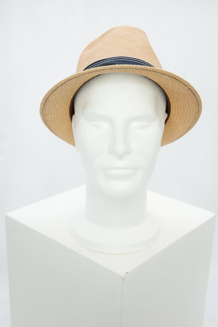 Panamahut mit Jeansband