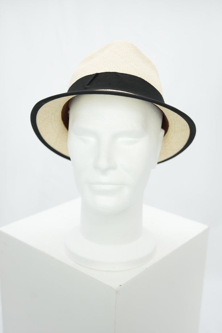 Panamahut schwarzes Band und Krempe