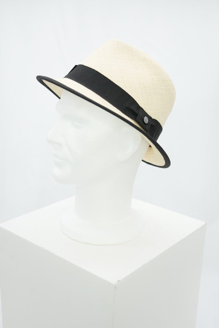 Panamahut schwarzes Band und Krempe