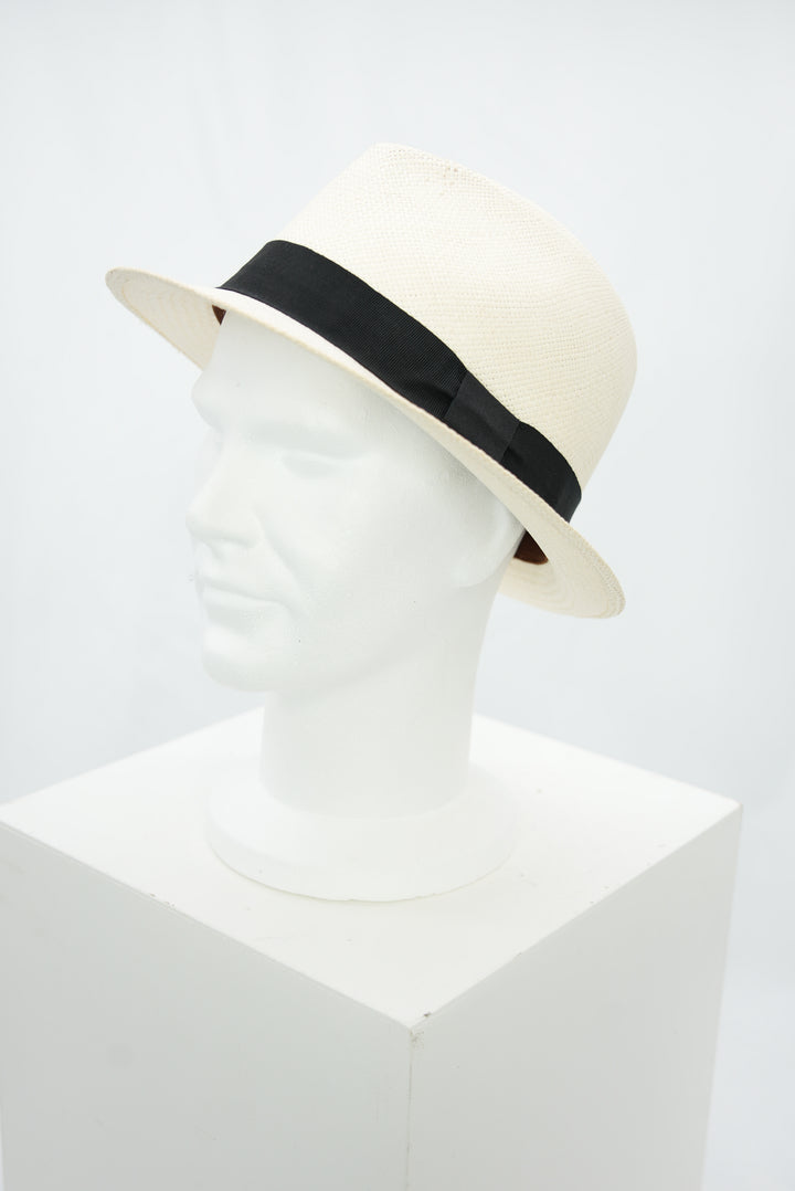 Panamahut schwarzes Stoffband