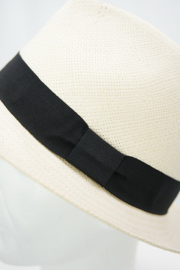 Panamahut schwarzes Stoffband
