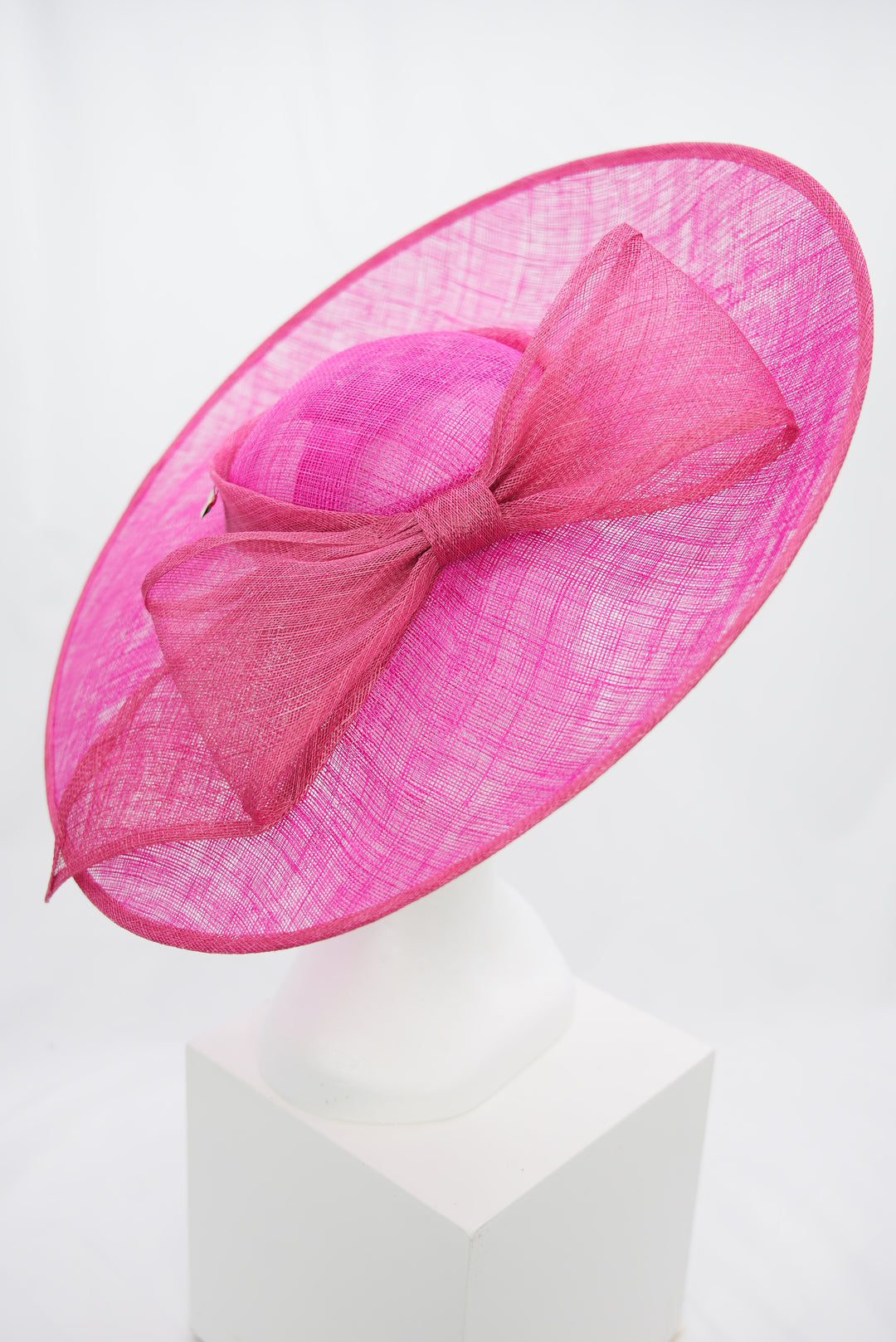 Fascinator "große Schleife" pink