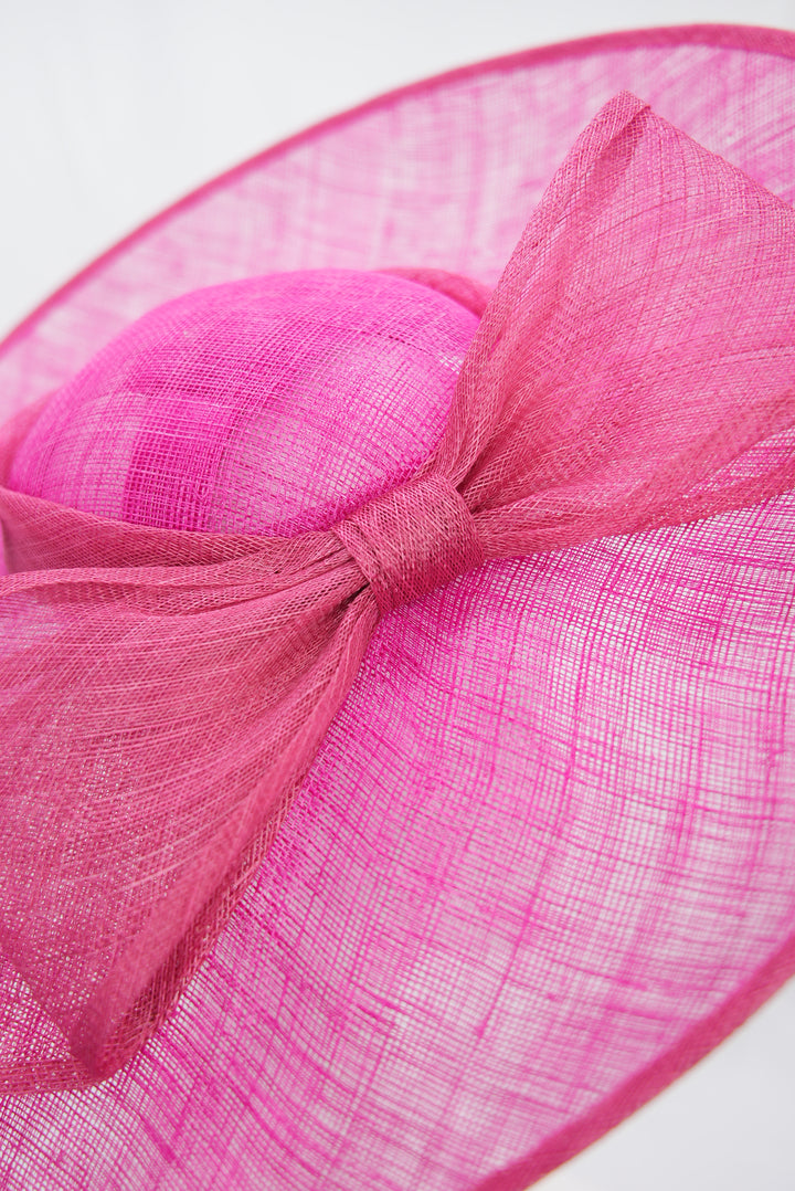 Fascinator "große Schleife" pink
