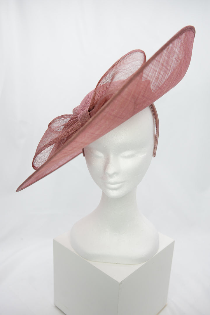 Fascinator "große Schleife"rosa