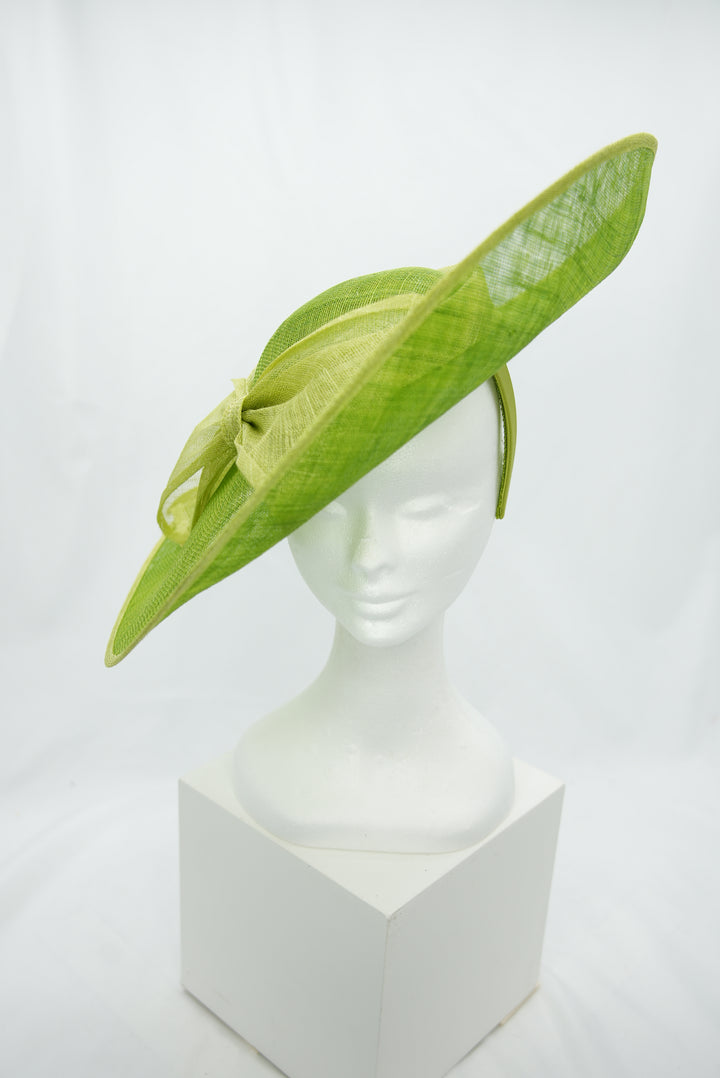 Fascinator "große Schleife" grün