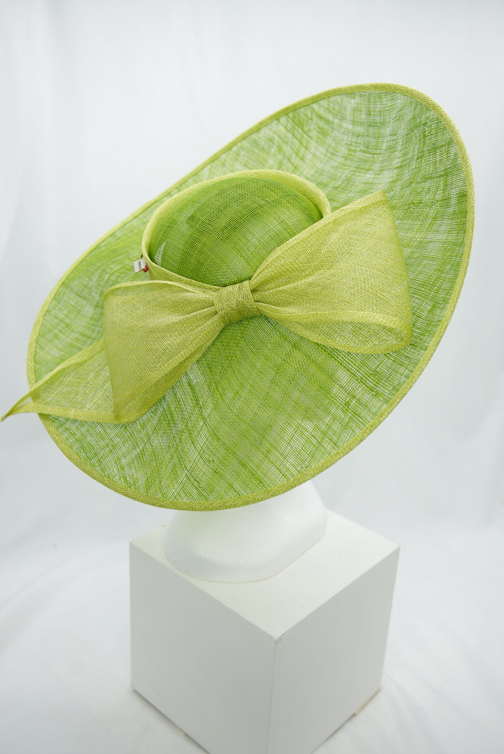 Fascinator "große Schleife" grün