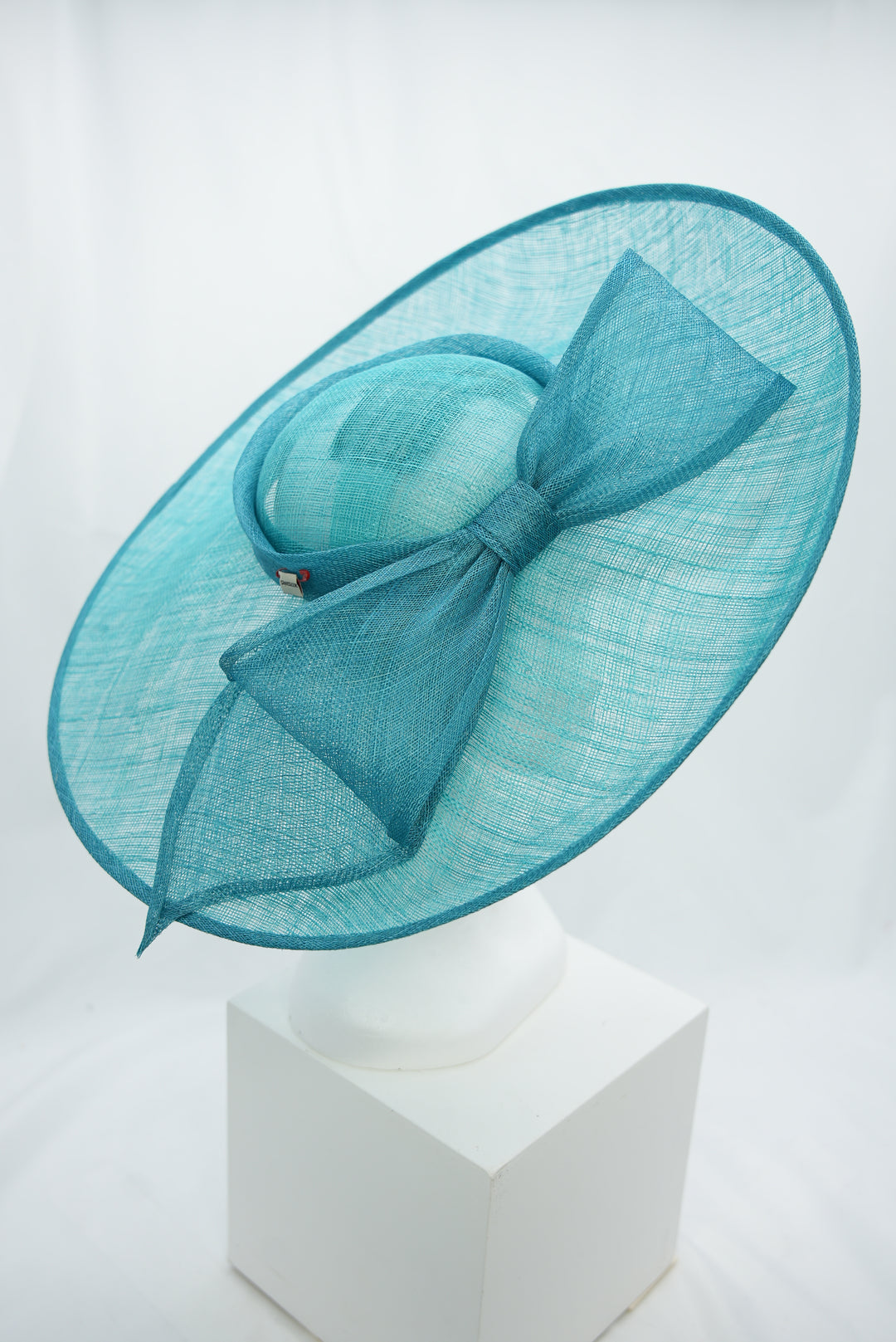 Fascinator "große Schleife" petrol
