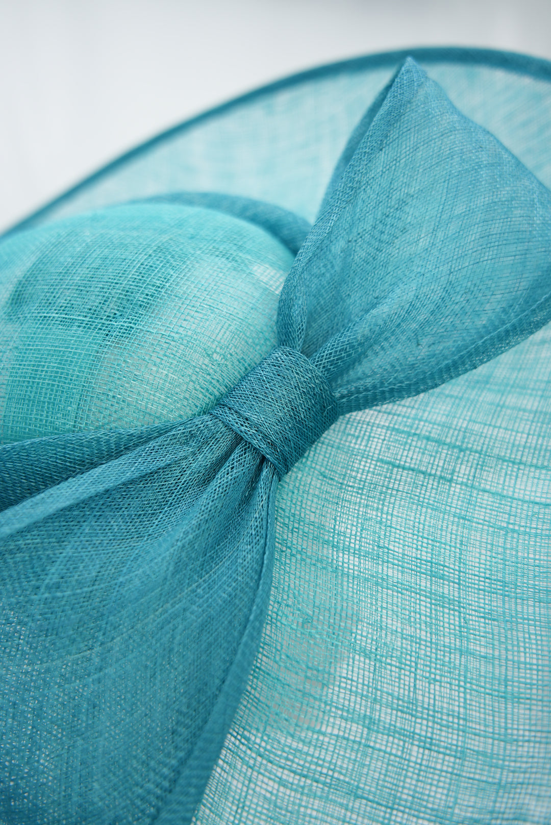 Fascinator "große Schleife" petrol