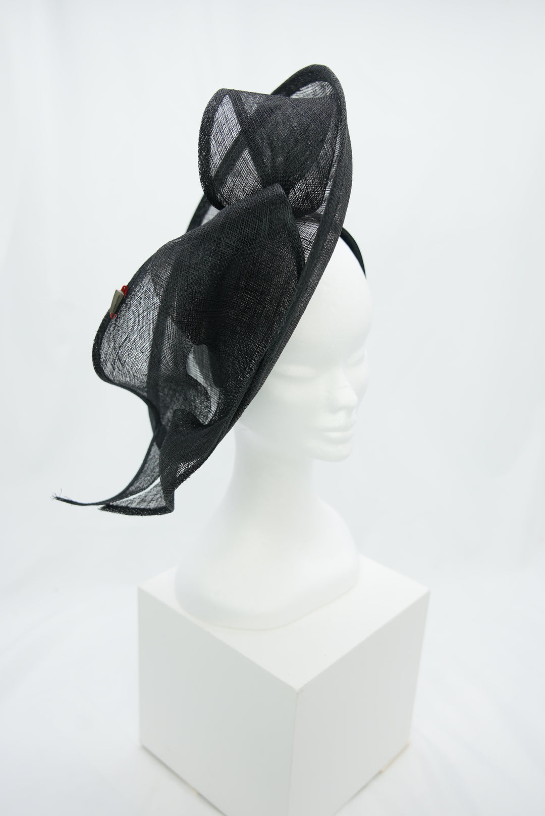 Fascinator "Sinemay" schwarz
