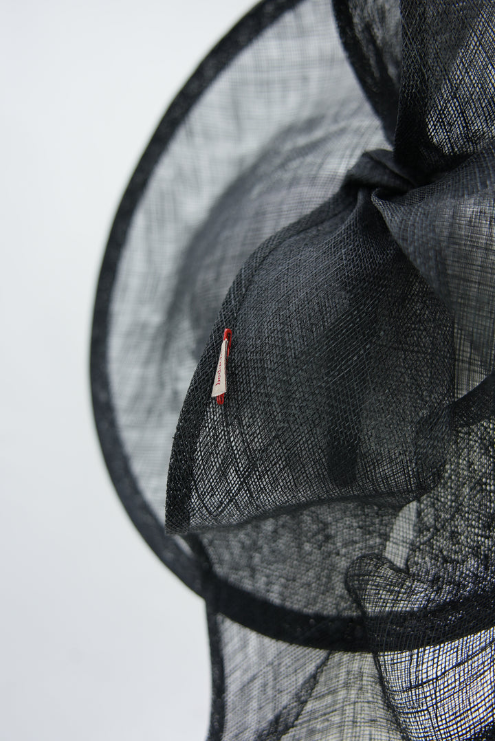 Fascinator "Sinemay" schwarz