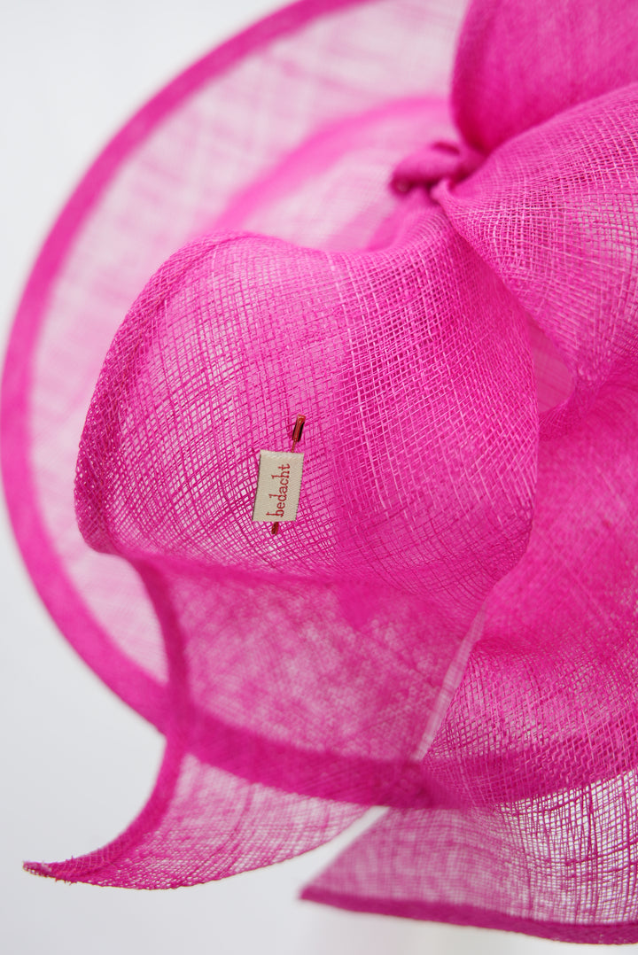 Fascinator "Sinemay" pink
